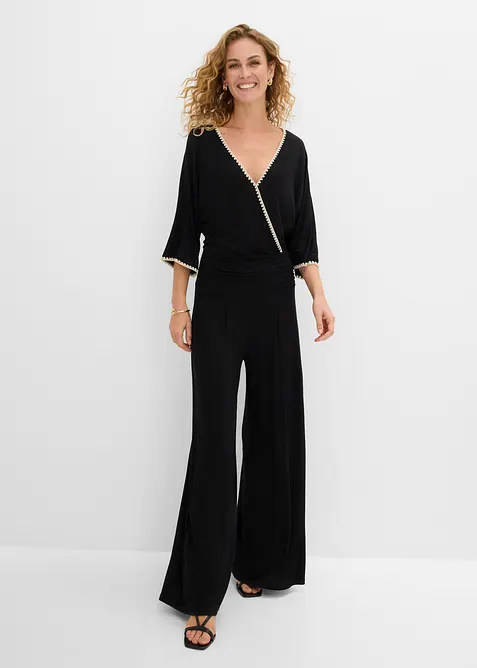 Jumpsuit av lett viskose, bonprix