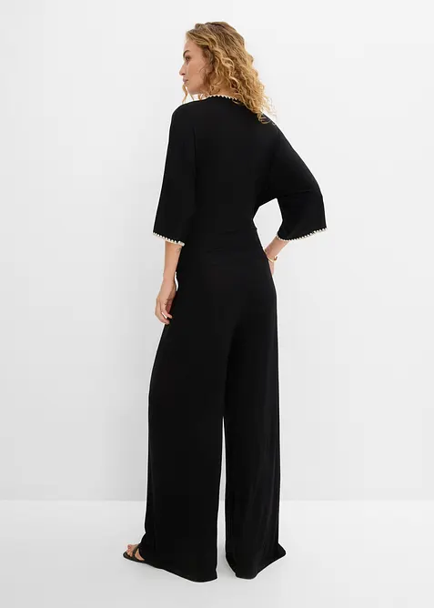 Jumpsuit av lett viskose, bonprix