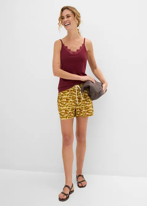 Shorts i 100% &oslash;kologisk bomull, bonprix
