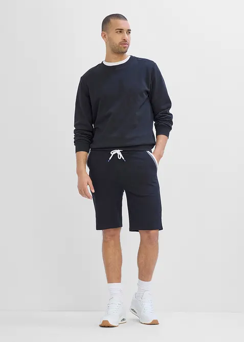 Sweat bermudashorts i 100% bomull, bonprix