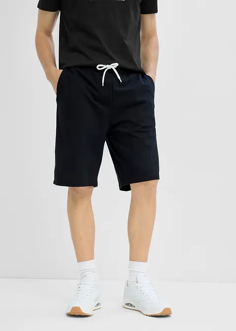 Sweat bermudashorts, Loose fit (2-pack), bonprix