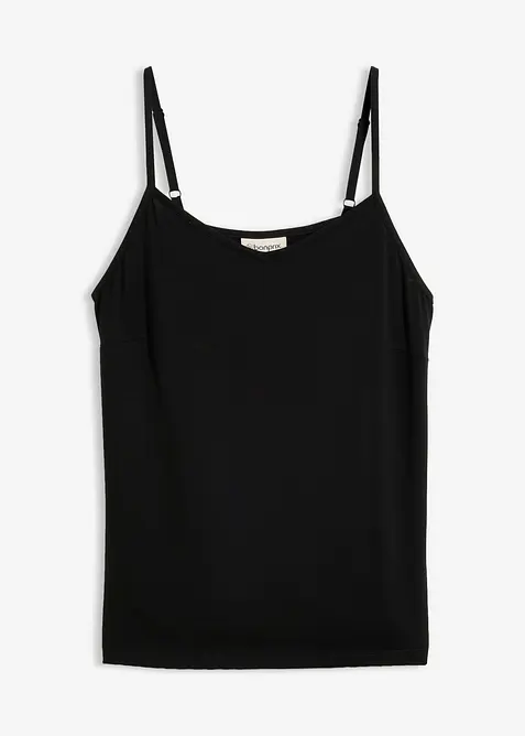 Singlet i lett lyocellmiks med spagettistropper, bonprix