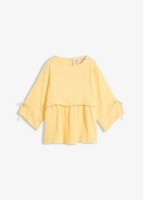 Bluse i luftig musselin, bonprix