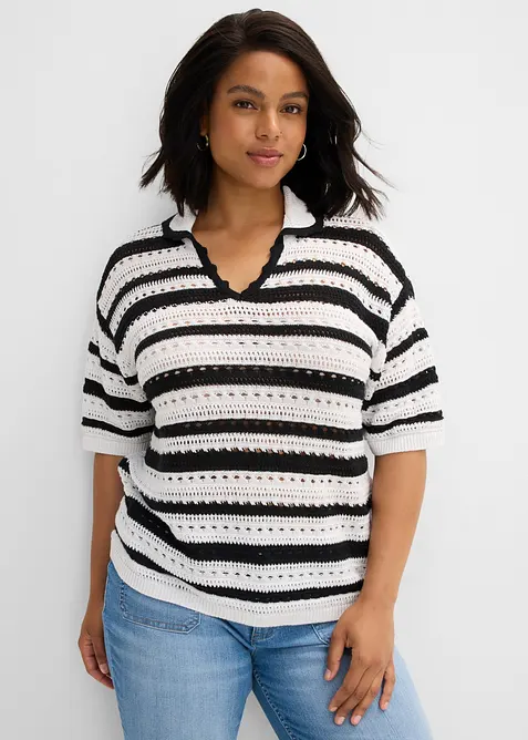 Vid, strikket topp, bonprix