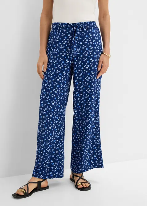 Pull on-bukse i 100% viskose, bonprix