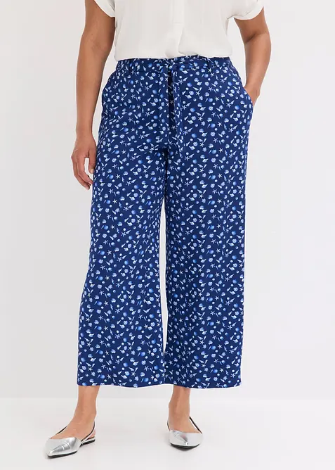 Pull on-bukse i 100% viskose, bonprix