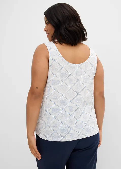 Singlet i 100% &oslash;kologisk bomull, bonprix