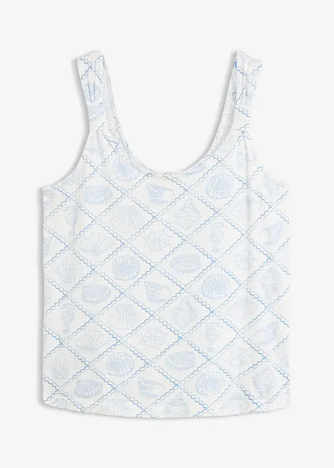 Singlet i 100% &oslash;kologisk bomull, bonprix