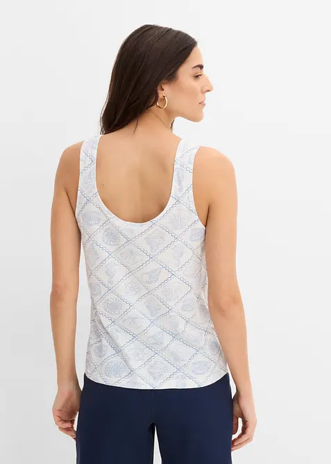 Singlet i 100% &oslash;kologisk bomull, bonprix