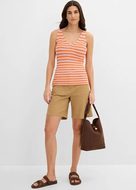 Strikket singlet, bonprix