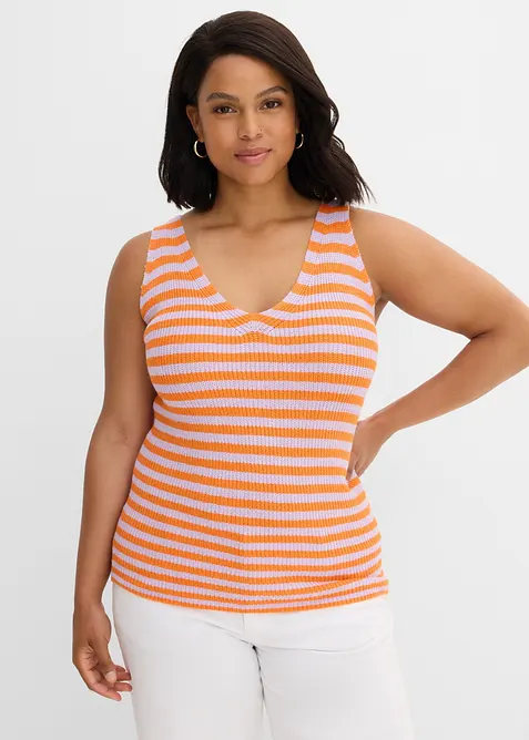 Strikket singlet, bonprix