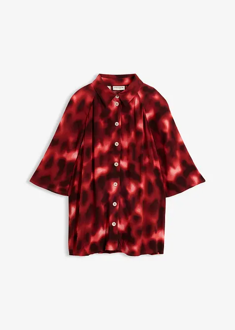 Oversized bluse av strukturert viskose, bonprix