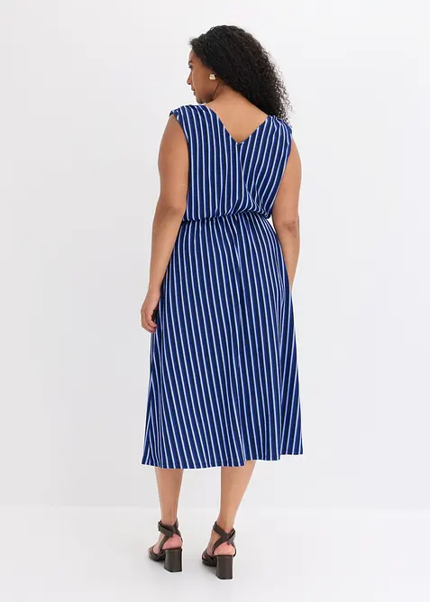 Jerseykjole i strukturert, kreppet materiale, bonprix