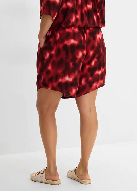 Pull on-shorts i strukturert viskose, bonprix