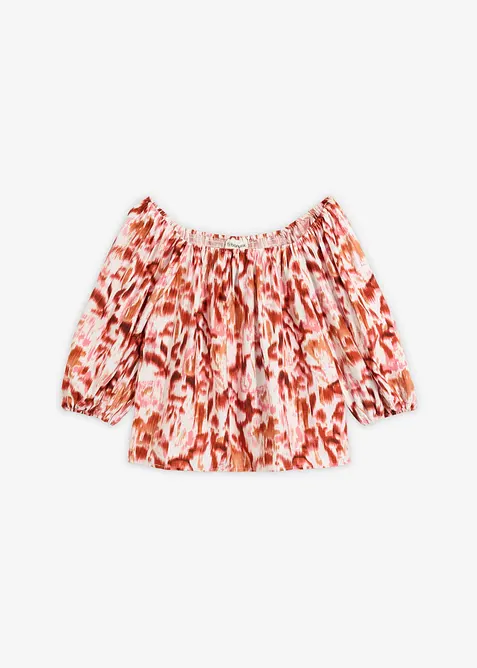 Bluse i lett viskosemiks, bonprix
