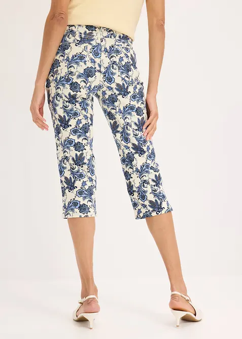 Capribukse i bomullsstretch, bonprix