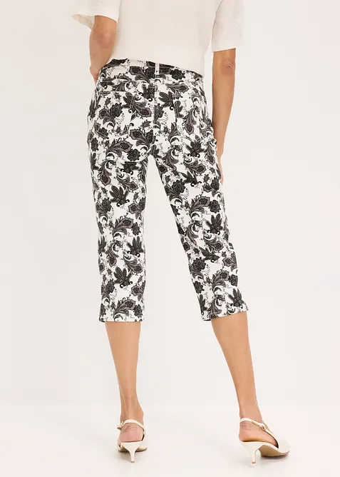 Capribukse i bomullsstretch, bonprix