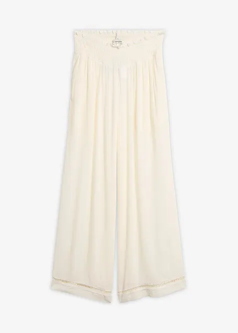 Culotte i strukturert viskose, bonprix