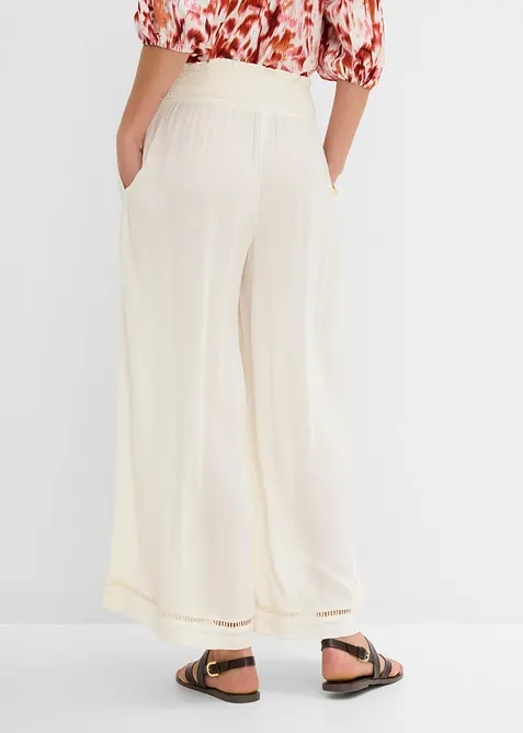 Culotte i strukturert viskose, bonprix