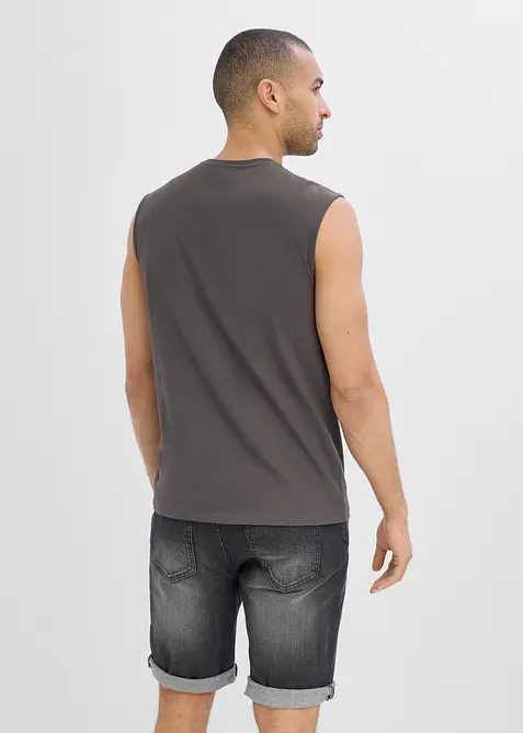 Singlet i 100% &oslash;kologisk bomull (2-pack), bonprix