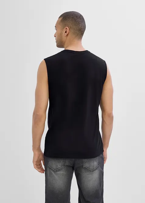 Singlet i 100% &oslash;kologisk bomull (2-pack), bonprix