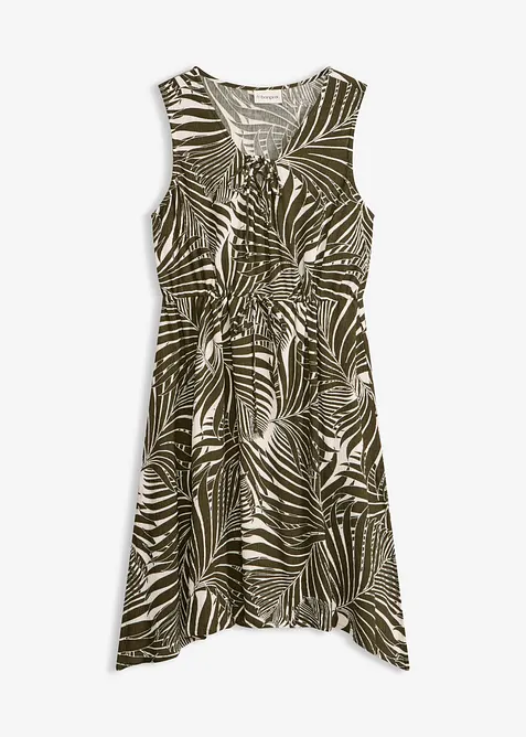 Krinklet strandkjole, bonprix