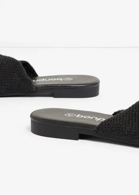 Slip-in sandaler med knute, bonprix