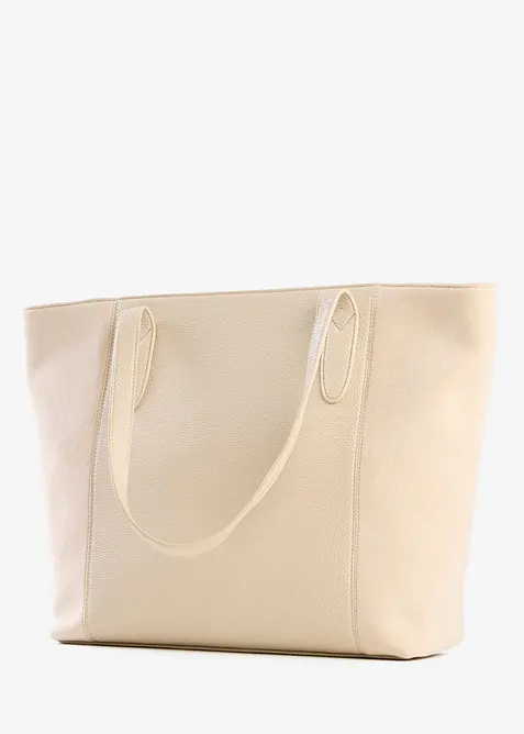 Stor shopper i materialmiks, bonprix