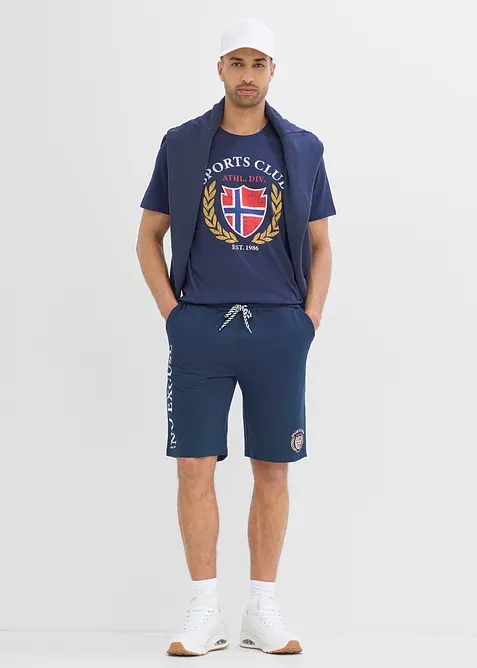 Sweatshorts i 100% &oslash;kologisk bomull, bonprix
