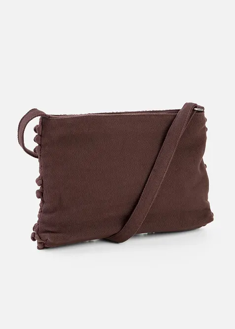 Canvas skulderveske i strukturstil, bonprix