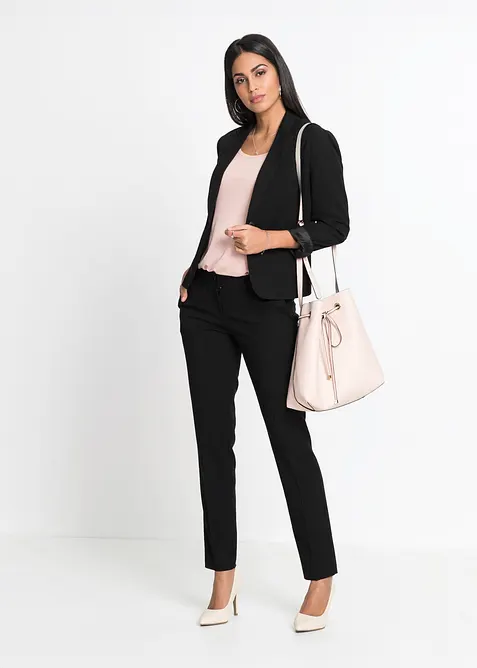 Blazer med passepoilerte lommer petite, bonprix