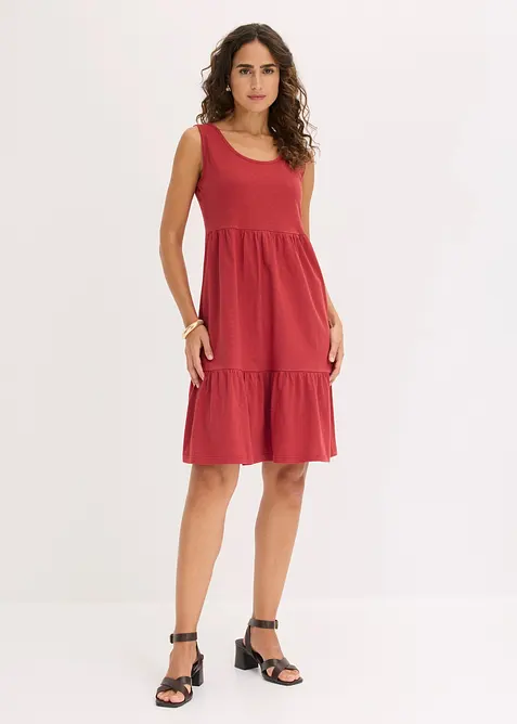 Jerseykjole i 100% bomull, bonprix