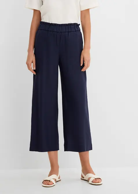 Culotte i lett linmiks, bonprix