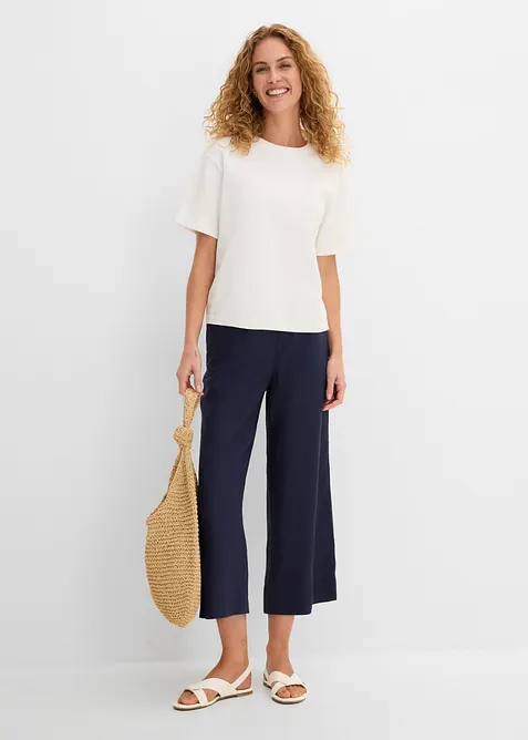 Culotte i lett linmiks, bonprix
