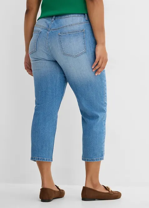 Slim fit-jeans, high waist, cropped, bonprix