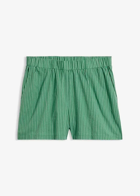 Pull on-shorts i 100% &oslash;kologisk bomull, bonprix