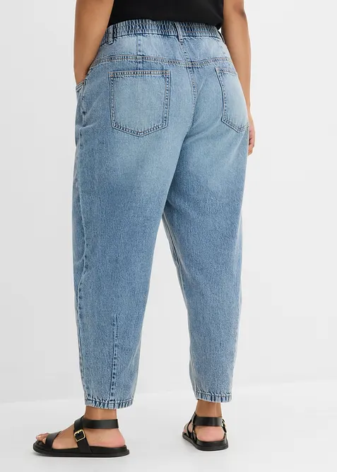 Barrel-jeans High waist cropped, bonprix