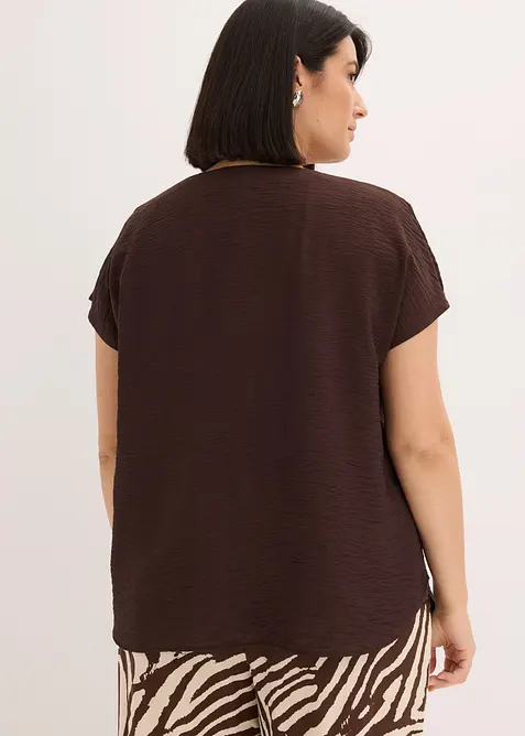 Bluse i viskoseblanding med pent fall, bonprix