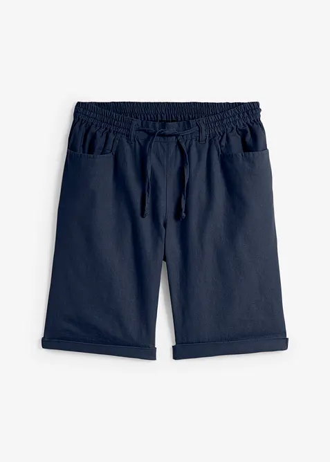 Bermudashorts med lin, bonprix