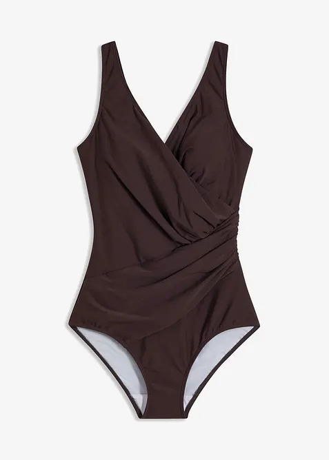 Medium shape badedrakt i omslagsstil, bonprix