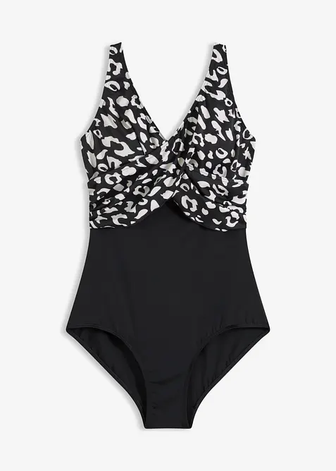 Badedrakt i omslagsstil, bonprix
