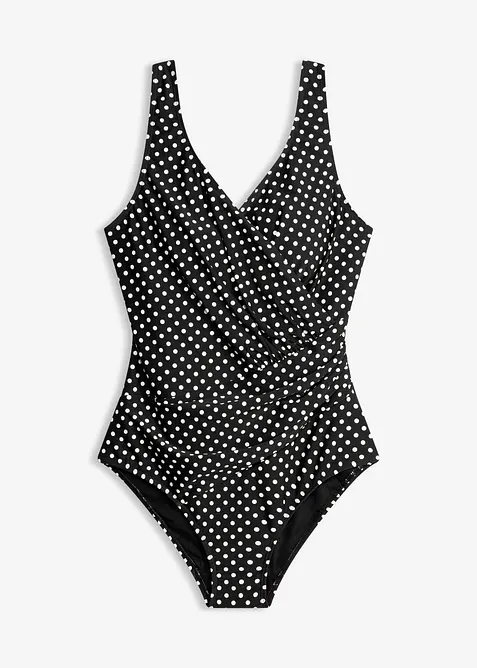Medium shape badedrakt i omslagsstil, bonprix