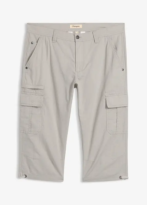 Regular Fit-cargo-bermudashorts i 100% bomull, lang, bonprix