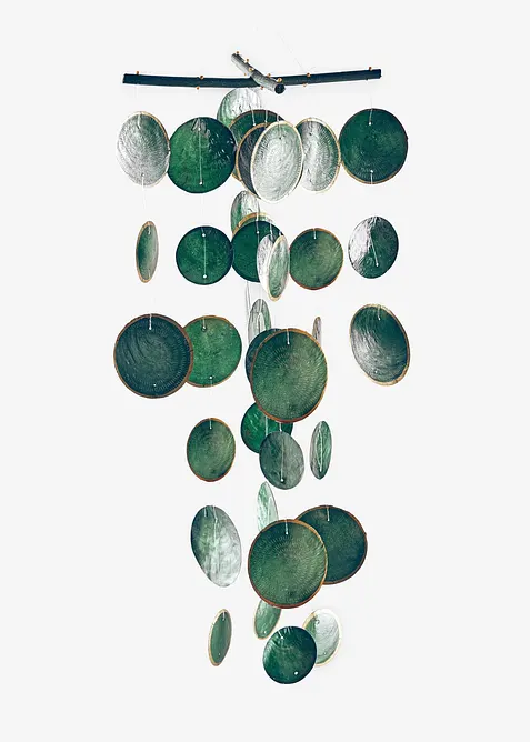 Vindspill med Capiz-skjell, Boltze Home Collections