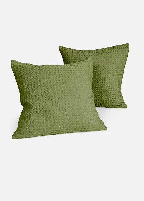 Putetrekk i vaffelpik&eacute; (2-pack), bonprix