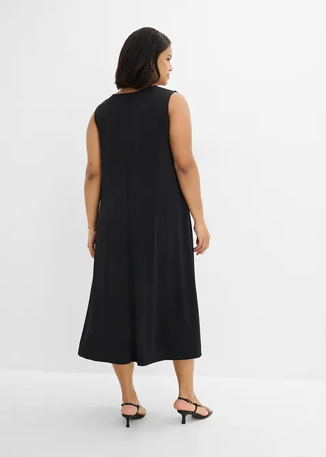Midikjole i A-fasong, bonprix