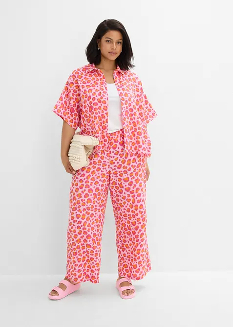 Pull on-bukse i luftig musselin, bonprix