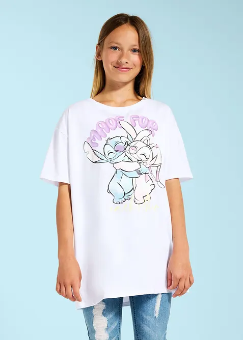 Topp i 100% bomull med Disney Stitch-motiv, Lilo & Stitch
