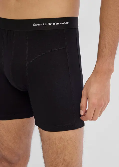 Bokserbriefs med &oslash;kologisk bomull (3-pack), bonprix