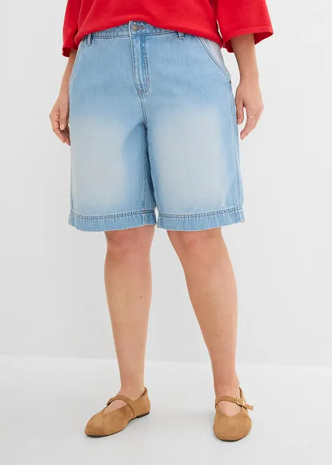 Lett jeans-bermudashorts Mid Waist, bonprix